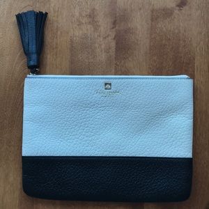 Kate Spade White/Black Clutch!